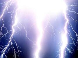 Natural Lightning During Storm HDR Background for different design purposes photo