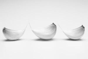 Garlic Cloves Close View Background creative background photo