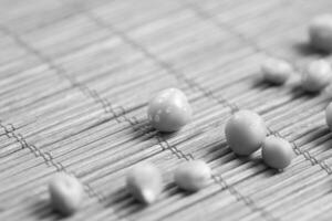 Peas close view background creative background photo