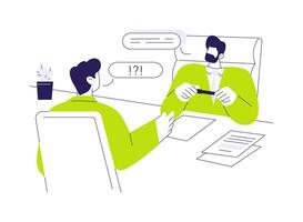 Respond to citizen complaints abstract concept illustration. vector
