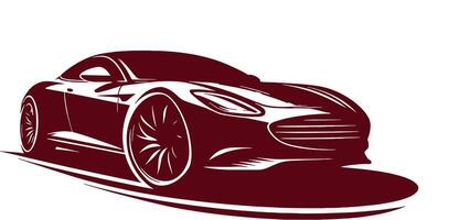 Car icon on a white background vector