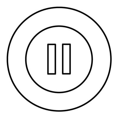 Pause Outline icon style