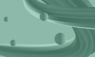 Soft green abstract background design vector