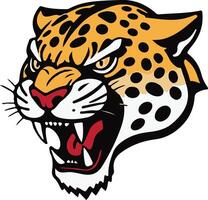 A fierce Jaguar head vector