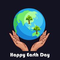 Green Earth, Clean Earth to Join the Movement for a Better Tomorrow. vector