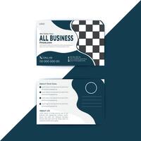 Modern and Simple Business EDDM Postcard or Postcard Template vector
