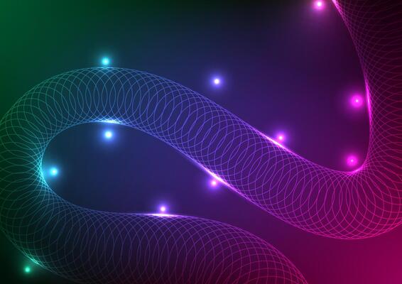 Digital technology Wavy background. Design for wireframe abstract fluid curve wave shape connect telecoms line internet online fiber gradient.