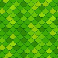 Dragon snake, dinosaur scale pattern of green skin vector