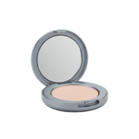 Luxury compact powder with mirror isolated on transparent background for high-end makeup advertisements png