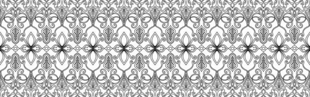 Delicate lines, seamless patterns for fabric patterns, tattoos vector