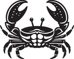 Crab Sketch Drawing. vector