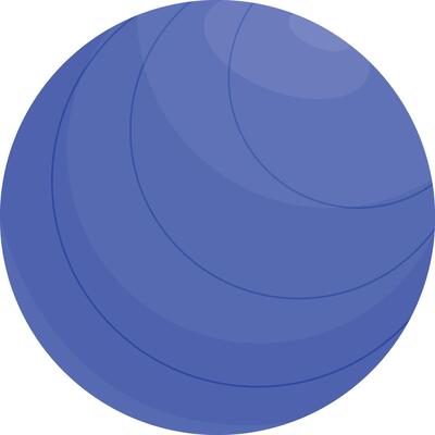 Blue Exercise Ball for Gym