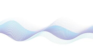 Abstract Wavy Lines on Black Background. Digital Art Design vector