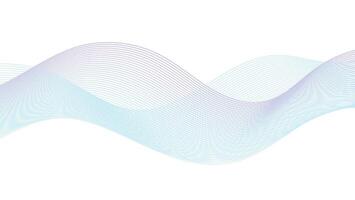 Abstract Wavy Lines Background in Soft Blue and Purple Hues vector