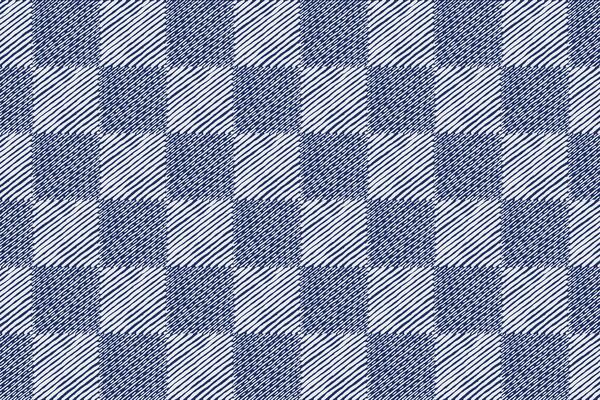 Crafted hand drawn brush lines abstract stitching check pattern, Japanese traditional embroidery, weaving textured background in white and blue, simple and humble graphic for fabric, carpet