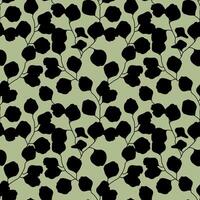 Elegant seamless pattern eucalyptus leaves. Background design. Repeating print for fabric, wrapping paper, textile, wallpaper vector