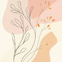 Abstract floral background vector
