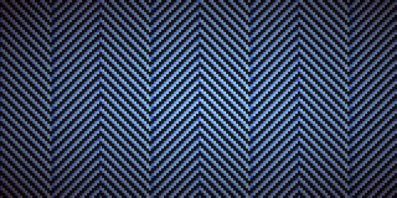 Black and blue diagonal carbon fiber seamless line texture pattern illustration.