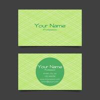 Abstract minimal business card template vector