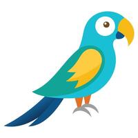 Tropical Parrot Design for Fun Projects vector
