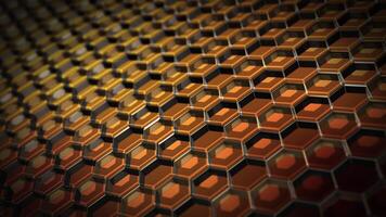 Honeycomb Hexagonal Pattern Geometric background video