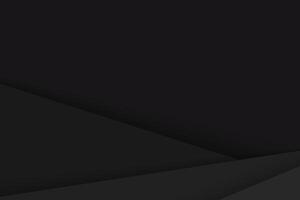 Black paper layer background. Abstract with solid black paper cut layers. vector
