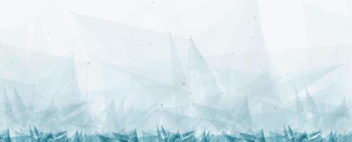 abstract background with blue grass and triangles vector