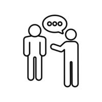 Icon a advice, isolated against a clean background. vector