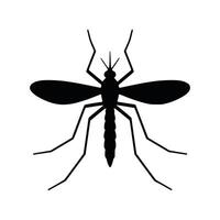 mosquito silhouette graphic vector