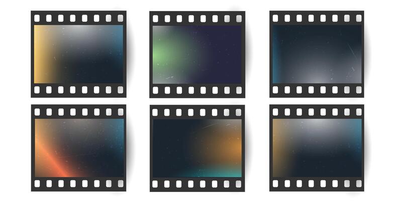 Old vintage retro 35 mm grunge film frame,distressed - photographic effect