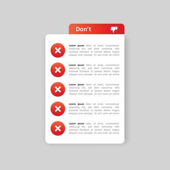 A red check mark on a white background vector