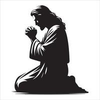 Christ with Open Arms Welcoming the Lost vector