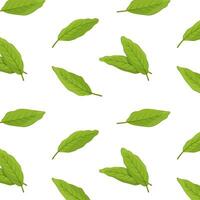 Ginger leaf set seamless pattern on white background for fabrics, textile, background, wallpaper, cover, paper for wrapping vector