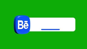 animado behance mais baixo terceiro em uma verde fundo video