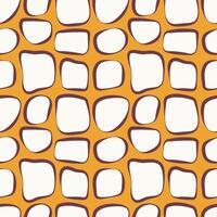Abstract Organic seamless Pattern. Each shape is unique, creating a flowing, dynamic visual texture vector