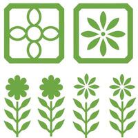 Elegant Nature inspired Graphics design. vector