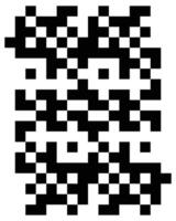 Black and white abstract barcode pattern design. vector