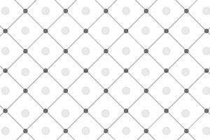 A black and white pattern with circles and squares vector