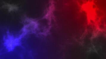 lechoso camino galaxia Moviente estrella en espacio. exterior planetas galaxia nebulosa nube antecedentes. resumen azul antecedentes con fumar video