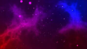 Moving star in space milky way galaxy. Galaxy Universe, outer planets nebula cloud background. Universe 3D render video