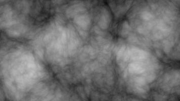 Abstract Smoke seamless loop in Slow Motion. Cloud of Fog on Black Background. Cloudy smoke dark background loop video