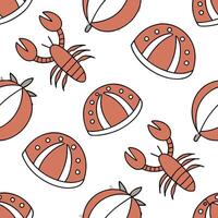 Flat Curate seamless ethnic patterns that incorporate repeated motifs from local cultures and traditions ideal for fashion and home decor concept as Combine local cultural symbols Clean Pro vector