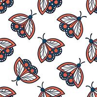 Flat Cultural embroidery seamless pattern with intricate floral motifs and vibrant threads for a colorful artistic aesthetic concept as Intricate cultural embroidery design with vi Clean Pro 11 vector