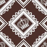 Flat Design a seamless pattern featuring retro geometric shapes in bold contrasting colors for a vibrant 1980s aesthetic concept as Create a repeating pattern with dynamic geometr Clean Pro 14 vector