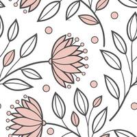 Flat Delicate lace inspired seamless tile pattern with intricate floral motifs and soft color tones for romantic interiors concept as Intricate floral motifs with soft color tones Clean Pro 2 vector