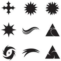 A Visually Impressive Collection of Abstract and Nature Themed Icons Showcasing Artistic Creativity and Innovation vector