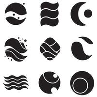 A Beautifully Curated Collection of Nature Abstract and Symbolic Icons Showcasing Unique Design Interpretations vector