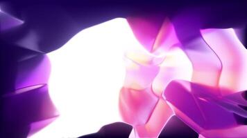 Abstract fractal energy background with gradient. Seamless loop video