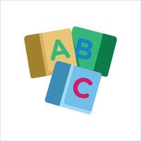 Engaging ABC Block Game vector