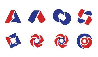 Professional AB Initial Logo Suitable for Corporate and Startup Use vector